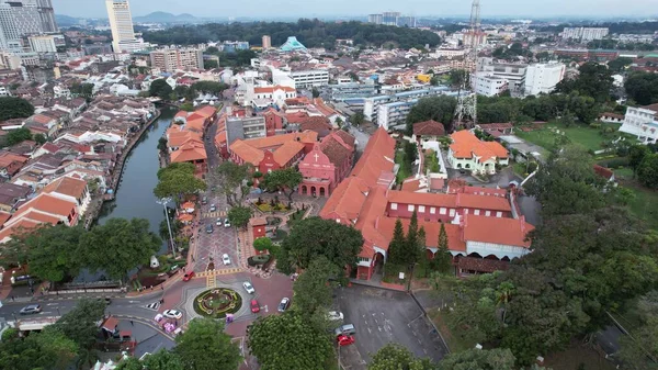 Malacca Malajzia Október 2022 Historical Landmark Buildings Turisztikai Látványosságok Malacca — Stock Fotó