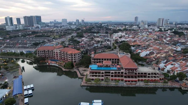 Malaca Malasia Octubre 2022 Los Edificios Históricos Las Atracciones Turísticas — Foto de Stock