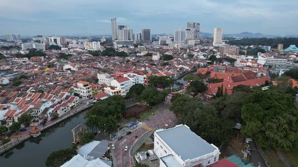 Malacca Malaysia Oktober 2022 Historiska Landmärkesbyggnaderna Och Turistattraktionerna Malacca — Stockfoto