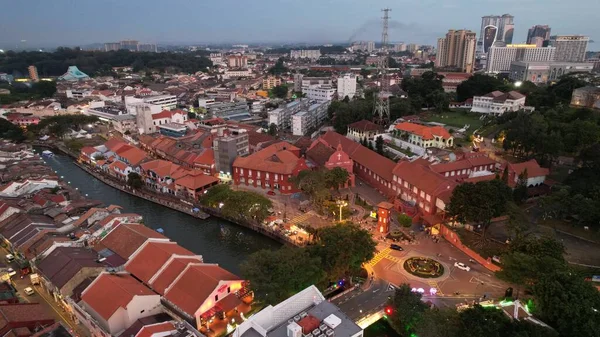 Malacca Malaysia Oktober 2022 Die Historischen Bauwerke Und Touristenattraktionen Von — Stockfoto