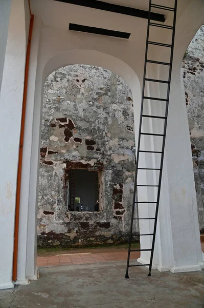 Malacca Malajsie Října 2022 Historické Památkové Budovy Turistické Atrakce Malaccy — Stock fotografie