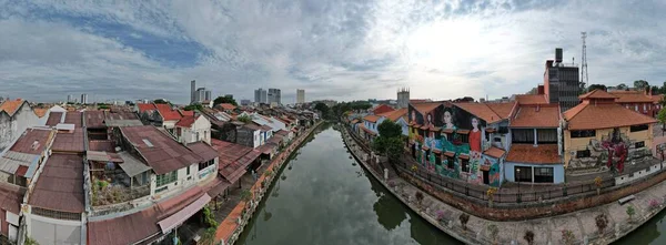 Malacca Malaysia Oktober 2022 Die Historischen Bauwerke Und Touristenattraktionen Von Stockfoto