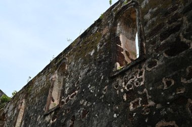 Malacca, Malezya - 16 Ekim 2022: Malacca 'nın Tarihi Tarihi Tarihi Binaları ve Turist Çekimleri