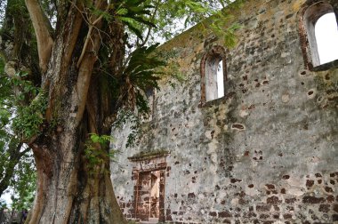 Malacca, Malezya - 16 Ekim 2022: Malacca 'nın Tarihi Tarihi Tarihi Binaları ve Turist Çekimleri