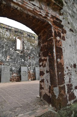 Malacca, Malezya - 16 Ekim 2022: Malacca 'nın Tarihi Tarihi Tarihi Binaları ve Turist Çekimleri