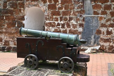 Malacca, Malezya - 16 Ekim 2022: Malacca 'nın Tarihi Tarihi Tarihi Binaları ve Turist Çekimleri