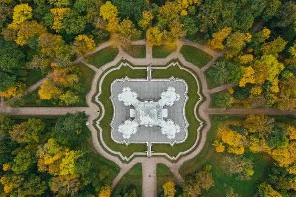 Vista Aérea Del Pabellón Del Hermitage Catherine Park Tsarskoye Selo — Foto de Stock