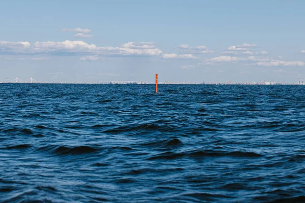 Una Vista Desde Agua Del Golfo Finlandia Día Verano Una — Foto de Stock