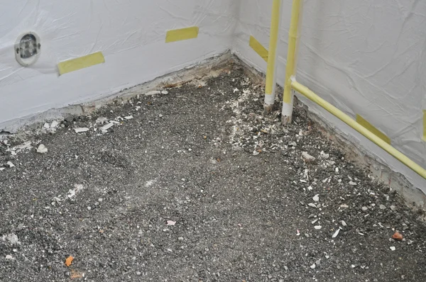 eski bir ahşap zemin inşası