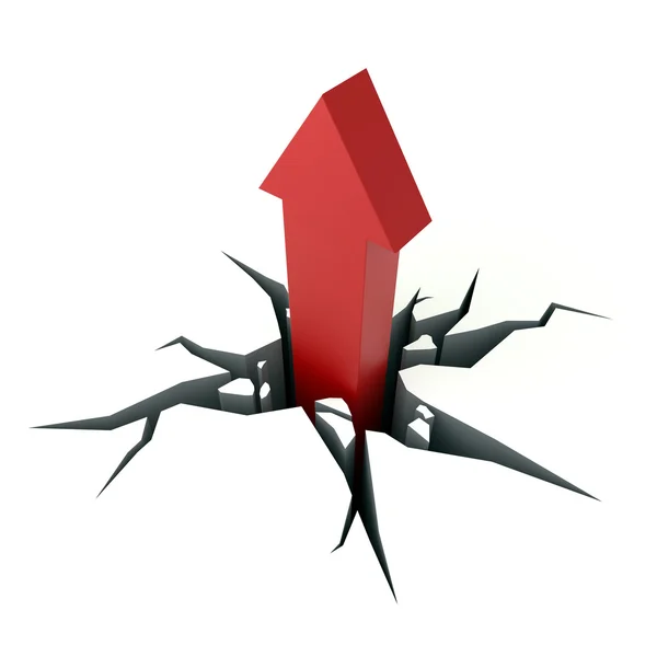 Kırmızı ok yere ateş eder.