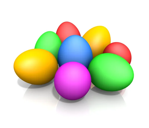 3d Paskalya yumurtaları avuç