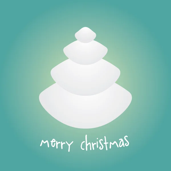 basit vektör Noel ağacı