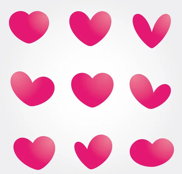 Hearts - hisse senedi vektör