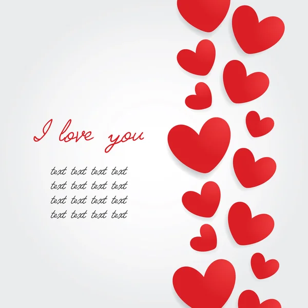 Valentines Day background - Stock Vector — Stock Vector