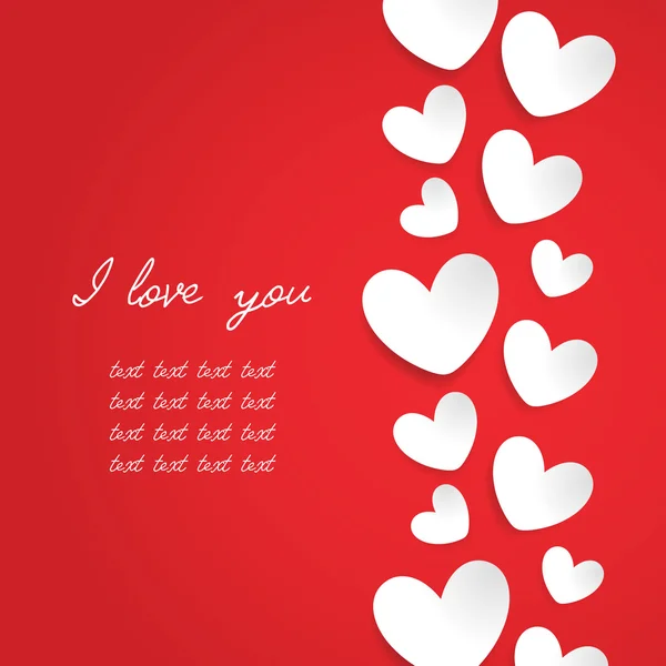 Valentines Day background - Stock Vector — Stock Vector