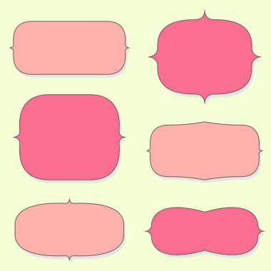 Vintage çerçeveler - stok fotoğraf