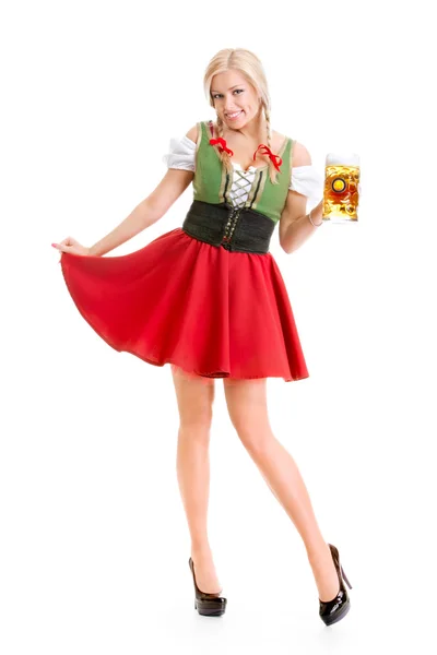 Oktoberfest waitress — Stock Photo, Image