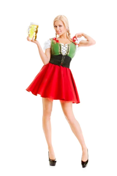 Oktoberfest waitress — Stock Photo, Image