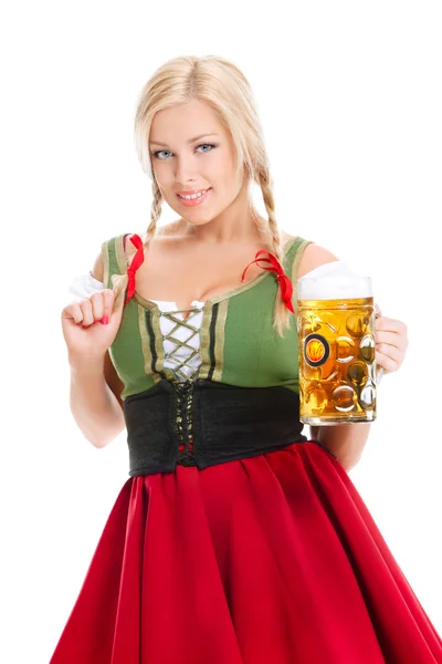慕尼黑啤酒节服务员 — 图库照片