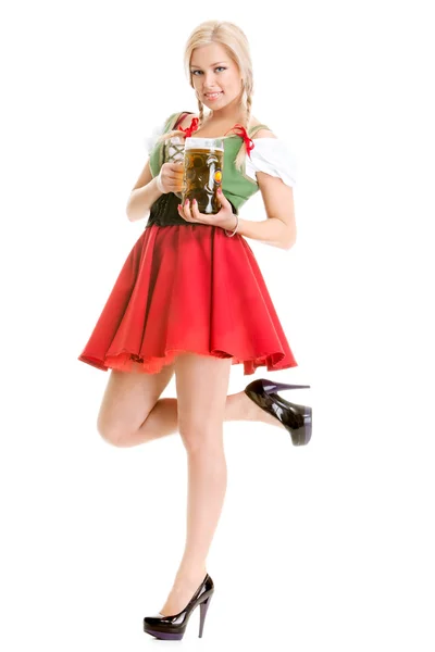 Oktoberfest waitress — Stock Photo, Image