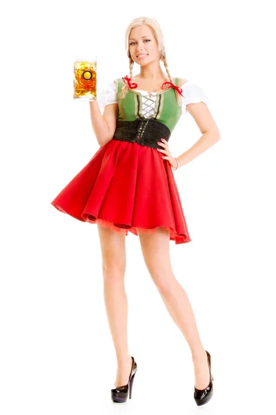 Oktoberfest waitress — Stock Photo, Image