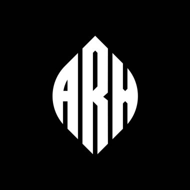 ARX daire harf logosu dizaynı. Çember ve elips şeklinde. ARX elips harfleri tipografik tarzda. Üç baş harf daire şeklinde bir logo oluşturuyor. ARX Çember Amblemi Soyut Monogram Harf İşaretleme Vektörü.