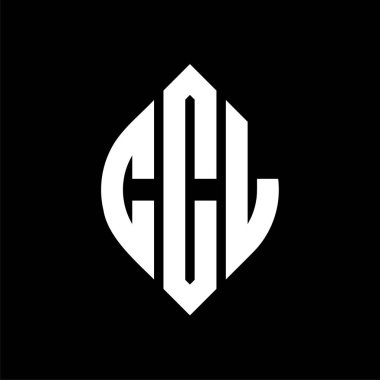 Çember şeklinde ve elips şekilli CCL daire harfli logo tasarımı. Tipografik tarzda CCL elips harfleri. Üç baş harf daire şeklinde bir logo oluşturuyor. CCL Çember Amblemi Soyut Monogram Harf İşaretleme Vektörü.