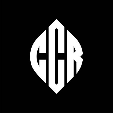 Çember şeklinde ve elips şekilli CCR daire harf logosu tasarımı. Tipografik tarzda CCR elips harfleri. Üç baş harf daire şeklinde bir logo oluşturuyor. CCR Çember Amblemi Soyut Monogram Harf İşaretleme Vektörü.