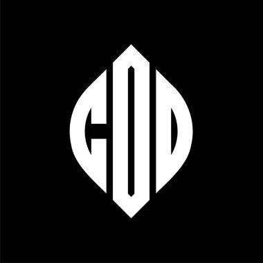 Çember ve elips şekilli CDD daire harf logosu tasarımı. Tipografik biçimli CDD elips harfleri. Üç baş harf daire şeklinde bir logo oluşturuyor. CDD Çember Amblemi Soyut Monogram Harf İşaretleyici Vektörü.