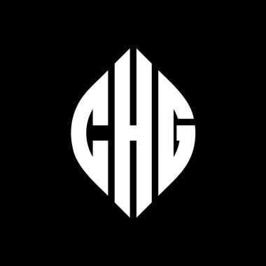 Çember şeklinde ve elips şeklinde CHG daire şeklinde harf logosu tasarımı. CHG elips harfleri tipografik tarzda. Üç baş harf daire şeklinde bir logo oluşturuyor. CHG Çember Amblemi Soyut Monogram Harf İşaretleme Vektörü.
