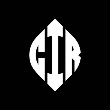 Çember ve elips şekilli CIV daire harf logosu tasarımı. Tipografik biçimli CIV elips harfleri. Üç baş harf daire şeklinde bir logo oluşturuyor. CIV Çember Amblemi Soyut Monogram Harf İşaretleme Vektörü.