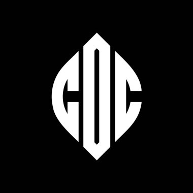 Çember ve elips şekilli COC daire harf logosu tasarımı. COC elips harfleri tipografik tarzda. Üç baş harf daire şeklinde bir logo oluşturuyor. COC Çemberi Amblemi Soyut Monogram Harf İşaretleme Vektörü.