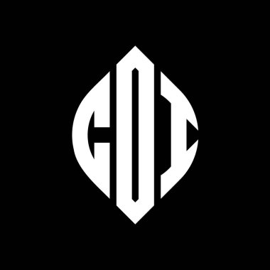Çember ve elips şekilli COI daire harf logosu tasarımı. Tipografik şekilli COI elips harfleri. Üç baş harf daire şeklinde bir logo oluşturuyor. COI Çemberi Amblemi Soyut Monogram Harf İşaretleme Vektörü.