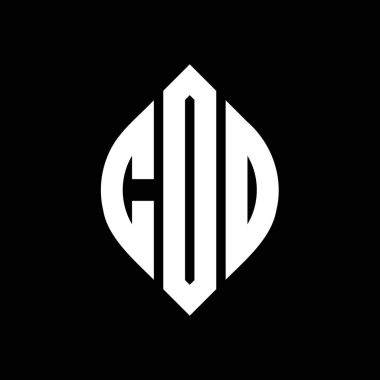 Çember ve elips şekilli COO daire harf logosu tasarımı. COO elips harfleri tipografik tarzda. Üç baş harf daire şeklinde bir logo oluşturuyor. COO Çemberi Amblemi Soyut Monogram Harf İşaretleme Vektörü.