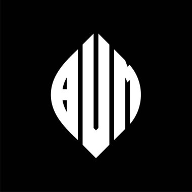 Çember ve elips şekilli BVM daire harf logosu tasarımı. Tipografik biçimli BVM elips harfleri. Üç baş harf daire şeklinde bir logo oluşturuyor. BVM Çember Amblemi Soyut Monogram Harf İşaretleyici Vektörü.