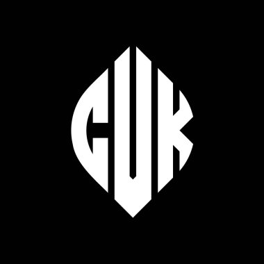Çember ve elips şekilli CVK daire harf logosu tasarımı. Tipografik biçimli CVK elips harfleri. Üç baş harf daire şeklinde bir logo oluşturuyor. CVK Çember Amblemi Soyut Monogram Harf İşaretleyici Vektörü.