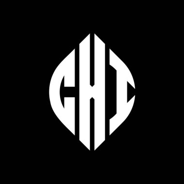 Çember ve elips şekilli CXI daire harf logosu tasarımı. CXI elips harfleri tipografik tarzda. Üç baş harf daire şeklinde bir logo oluşturuyor. CXI Çember Amblemi Soyut Monogram Harf İşaretleyici Vektörü.