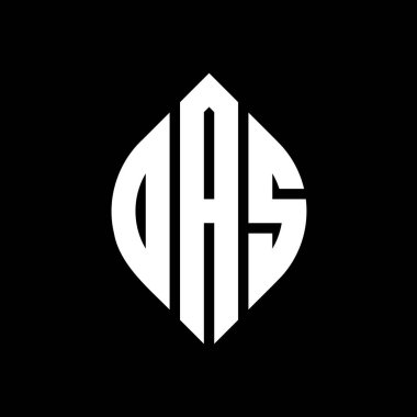 Çember ve elips şekilli DAS daire harf logosu tasarımı. DAS elips harfleri tipografik tarzda. Üç baş harf daire şeklinde bir logo oluşturuyor. DAS Çemberi Amblemi Soyut Monogram Harf İşaretleme Vektörü.