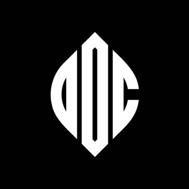 Daire ve elips şekilli DDC daire harf logosu tasarımı. DDC elips harfleri tipografik tarzda. Üç baş harf daire şeklinde bir logo oluşturuyor. DDC Çember Amblemi Soyut Monogram Harf İşaretleme Vektörü.