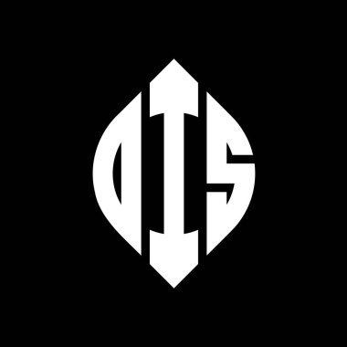 Daire ve elips şekilli DIS daire harf logosu tasarımı. DIS elips harfleri tipografik tarzda. Üç baş harf daire şeklinde bir logo oluşturuyor. DIS Çemberi Amblemi Soyut Monogram Harfler Mark Vector.DIS daire harf logosu tasarımıName