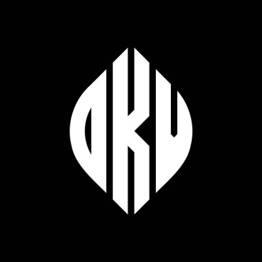 Daire ve elips şekilli DKV daire harf logosu tasarımı. Typographic tarzında DKV elips harfleri. Üç baş harf daire şeklinde bir logo oluşturuyor. DKV Çember Amblemi Soyut Monogram Harf İşaretleyici Vektörü.
