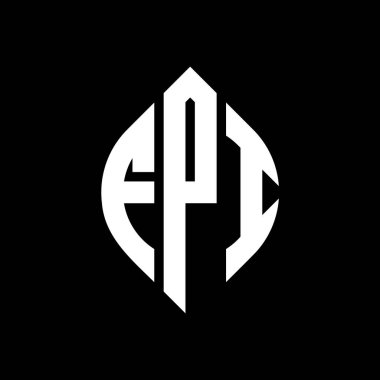 Çember ve elips şekilli FPI daire harf logosu tasarımı. FPI elips harfleri tipografik tarzda. Üç baş harf daire şeklinde bir logo oluşturuyor. FPI Çember Amblemi Soyut Monogram Harf İşaretleyici Vektörü.
