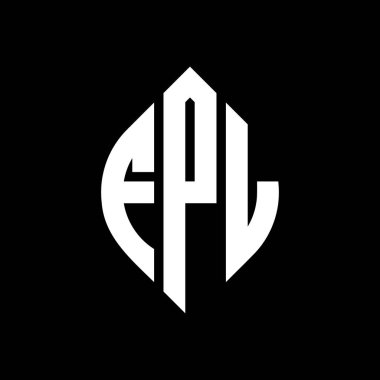 Çember ve elips şekilli FPL daire harf logosu tasarımı. Tipografik biçimli FPL elips harfleri. Üç baş harf daire şeklinde bir logo oluşturuyor. FPL Çember Amblemi Soyut Monogram Harf İşaretleyici Vektörü.