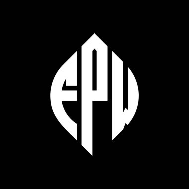 Çember ve elips şekilli FPW daire harf logosu tasarımı. FPW elips harfleri tipografik tarzda. Üç baş harf daire şeklinde bir logo oluşturuyor. FPW Çember Amblemi Soyut Monogram Harf İşaretleyici Vektörü.