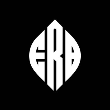 Çember ve elips şekilli ERB daire harf logosu tasarımı. ERB elips harfleri tipografik tarzda. Üç baş harf daire şeklinde bir logo oluşturuyor. ERB Çember Amblemi Soyut Monogram Harf İşaretleme Vektörü.