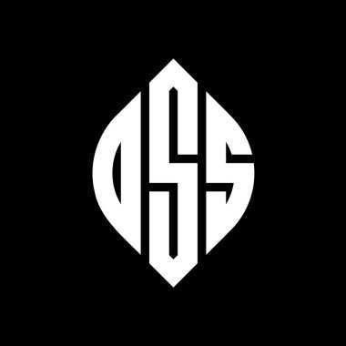 Daire ve elips şekilli DSS daire harf logosu tasarımı. DSS elips harfleri tipografik tarzda. Üç baş harf daire şeklinde bir logo oluşturuyor. DSS Çemberi Amblemi Soyut Monogram Harf İşaretleyici Vektörü.