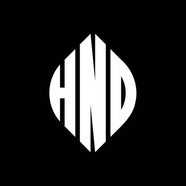 Daire ve elips şekilli HNO daire harf logosu tasarımı. Tipografik biçimli HNO elips harfleri. Üç baş harf daire şeklinde bir logo oluşturuyor. HNO Çember Amblemi Soyut Monogram Harf İşaretleme Vektörü.
