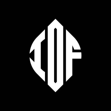 Dairesel ve elips şekilli IOF daire harf logosu tasarımı. Typographic tarzında elips harfler. Üç baş harf daire şeklinde bir logo oluşturuyor. IOF Çember Amblemi Soyut Monogram Harf İşaretleme Vektörü.