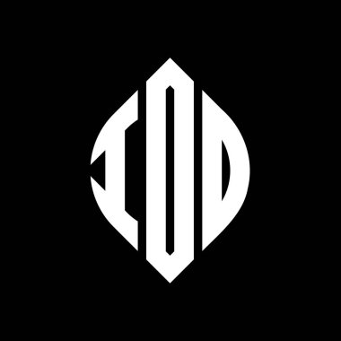 Çember ve elips şekilli IOO daire harf logosu tasarımı. Typographic tarzında IOO elips harfleri. Üç baş harf daire şeklinde bir logo oluşturuyor. IOO Çember Amblemi Soyut Monogram Harf İşaretleyici Vektörü.