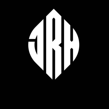 Çember ve elips şekilli JRX daire harf logosu tasarımı. Tipografik tarzda JRX elips harfleri. Üç baş harf daire şeklinde bir logo oluşturuyor. JRX Çember Amblemi Soyut Monogram Harf İşaretleyici Vektörü.